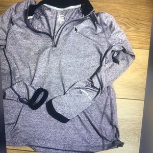 Nike Activewear Dri-fit 1/4 zip top -worn only twice - womens L   mauve grey